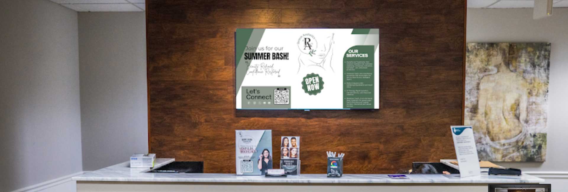 Reston Aesthetics - Reception area