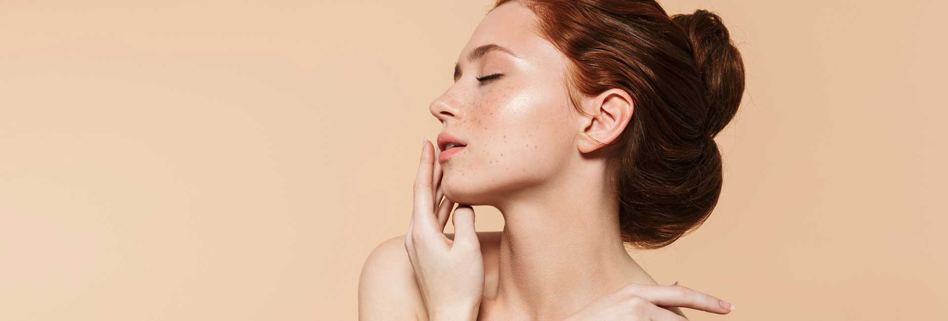 Woman with beautiful skin